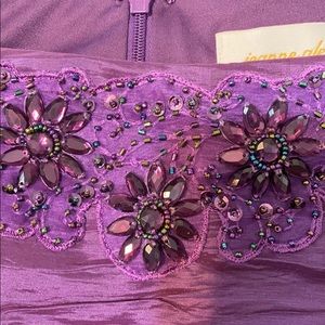 Formal Top, beaded neckline